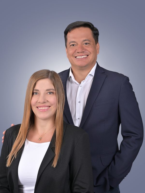 Marcela Caycedo CEO at MCG Health Tourism Services, and Javier Perdomo, Head of Business Development and Local Support in Colombia